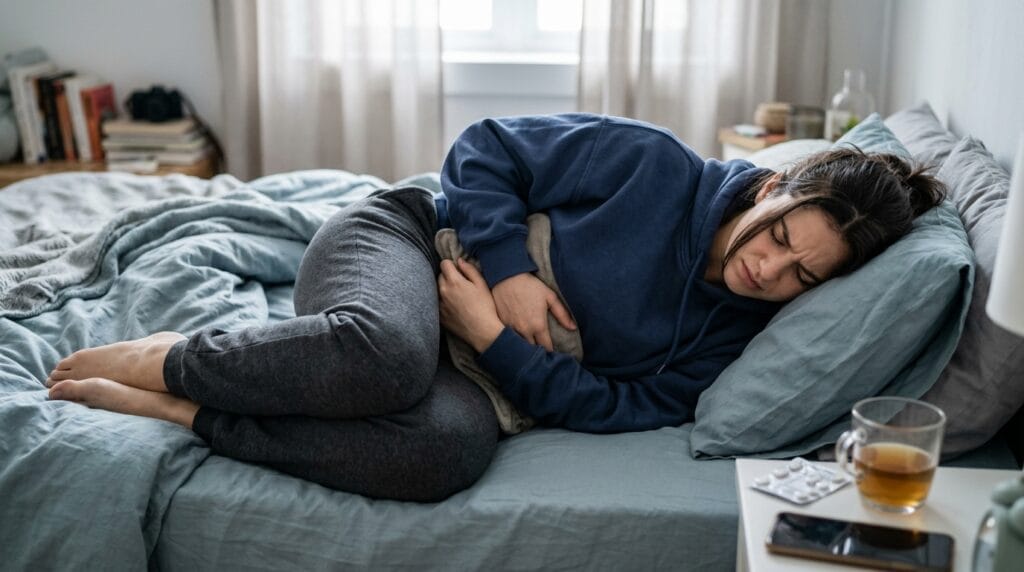 stop period pain immediately at home